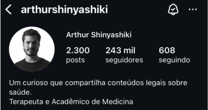 Arthur Shinyashiki - 243k seguidores