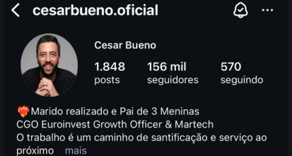 Cesar Bueno - 156k seguidores