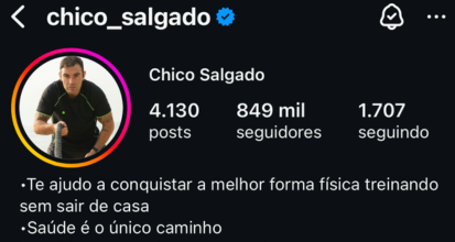 Chico Salgado - 849k seguidores