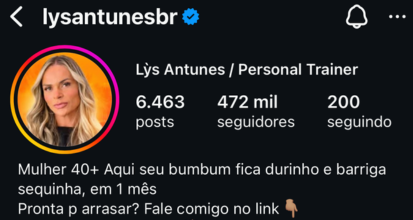 Lys Antunes - 472k seguidores